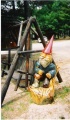 Gnome Sitting by Swing